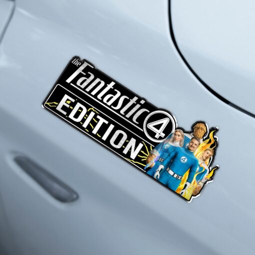 The Fantastic Four Edition Laser Engraved or 3D Inlayed Car Name Badge - Image 4