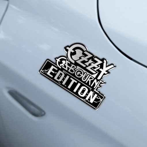 Ozzy Osbourne Edition Laser Engraved or 3D Inlayed Car Name Badge - Image 3