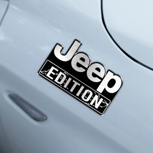 Jeep Edition Laser Engraved or 3D Inlayed Car Name Badge - Image 4