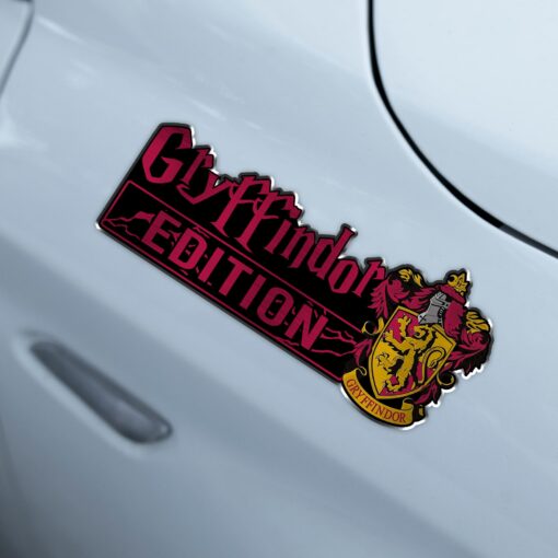 Harry Potter - Gryffindor Edition Laser Engraved or 3D Inlayed Car Name Badge - Image 3