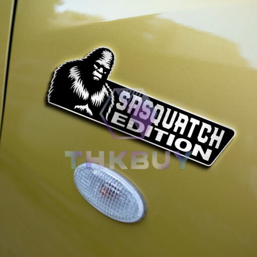 Sasquatch Edition Laser Engraved or 3D Inlayed Car Name Badge - Image 6
