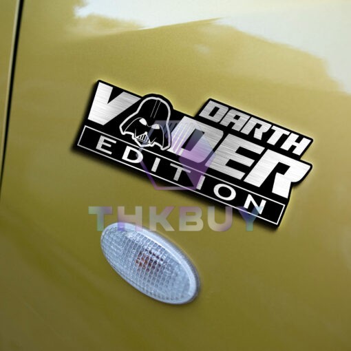 Darth Vader Edition Laser Engraved or 3D Inlayed Car Name Badge - Image 6