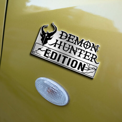 Demon Hunter Rock Band Edition Laser Engraved or 3D Inlayed Car Name Badge - Image 6
