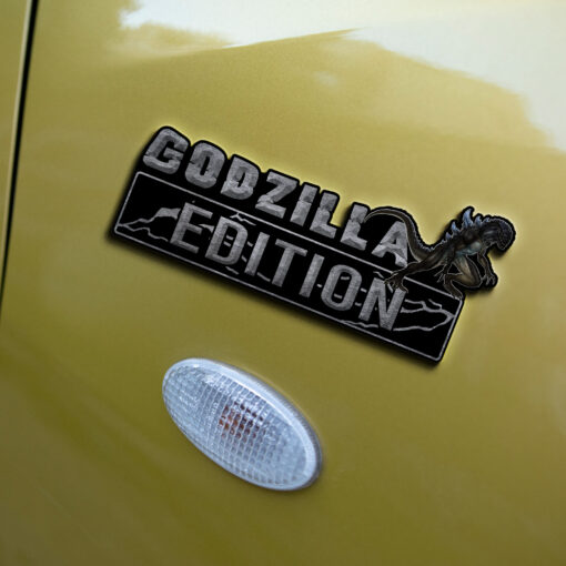 Godzilla (TriStar) Edition Laser Engraved or 3D Inlayed Car Name Badge - Image 4