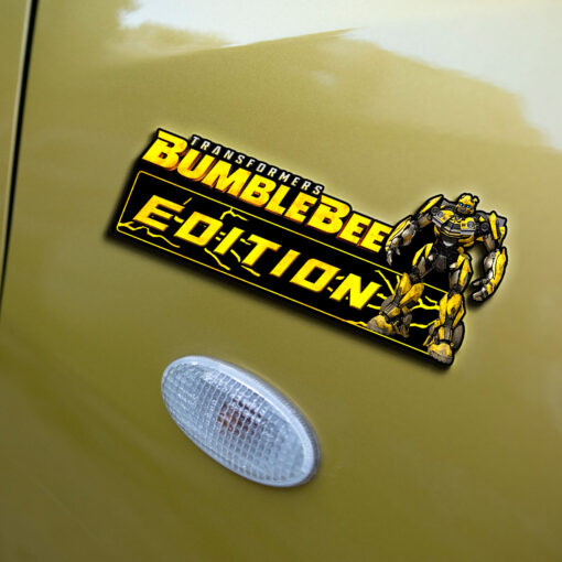 Bumblebee Edition Laser Engraved or 3D Inlayed Car Name Badge - Image 4
