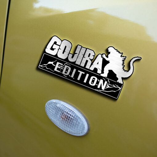 Gojira Edition Laser Engraved or 3D Inlayed Car Name Badge Version 1 - Image 6