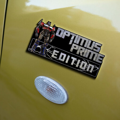 Optimus Prime Edition Laser Engraved or 3D Inlayed Car Name Badge - Image 4