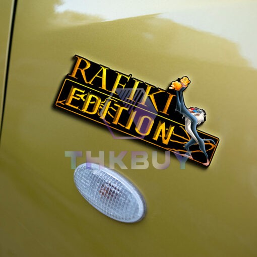 Rafiki Edition Laser Engraved or 3D Inlayed Car Name Badge - Image 6