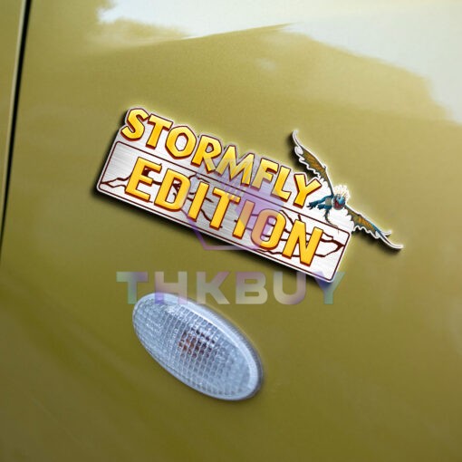 Stormfly Edition Laser Engraved or 3D Inlayed Car Name Badge - Image 6