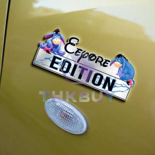 Eeyore Edition Laser Engraved or 3D Inlayed Car Name Badge Version 2 - Image 6
