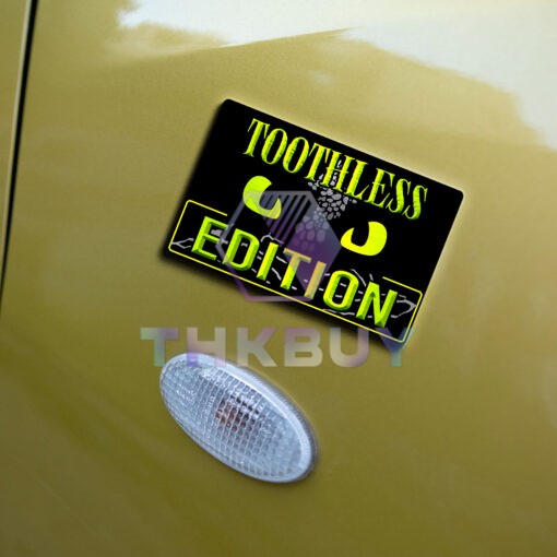 Toothless Eyes Edition Laser Engraved or 3D Inlayed Car Name Badge - Image 6