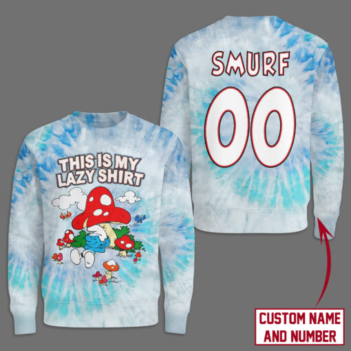 Custom Name & Number The Smurfs 3D Apparel - Image 4
