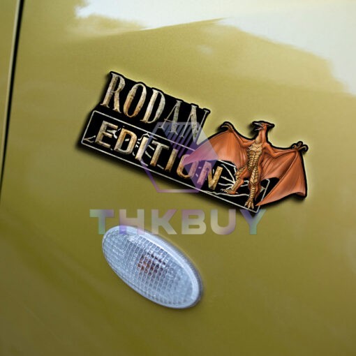 Rodan Edition Laser Engraved or 3D Inlayed Car Name Badge - Image 5