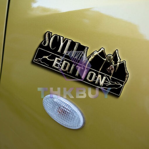 Scylla Edition Laser Engraved or 3D Inlayed Car Name Badge - Image 5
