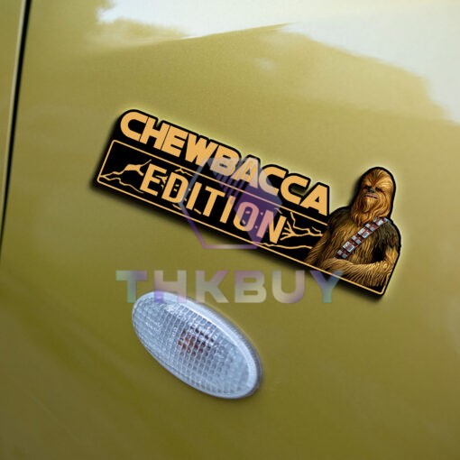 Chewbacca Edition Laser Engraved or 3D Inlayed Car Name Badge - Image 5