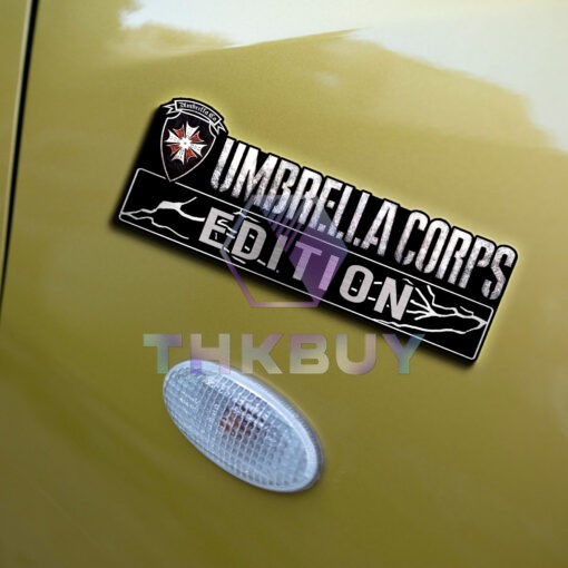 Umbrella Corp Edition Laser Engraved Car Name Badge - Image 6