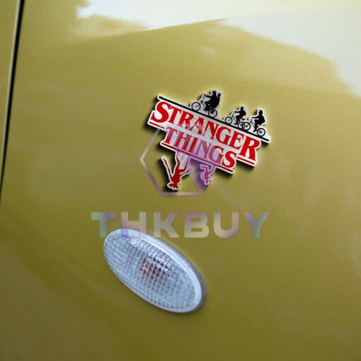 Stranger Things Edition Laser Engraved or 3D Inlayed Car Name Badge - Image 5