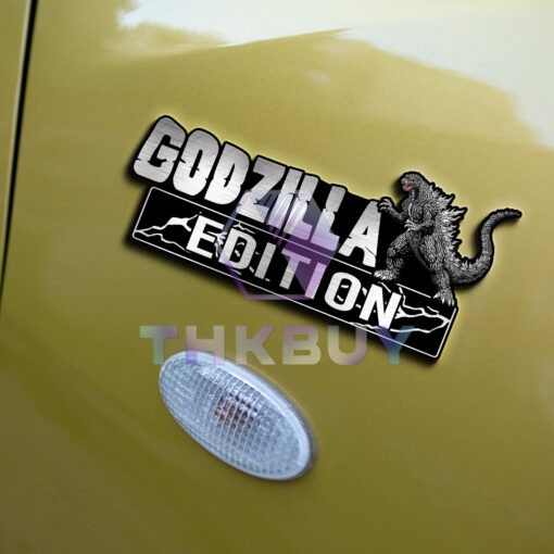 Godzilla Edition Laser Engraved Car Name Badge Version 2 - Image 6