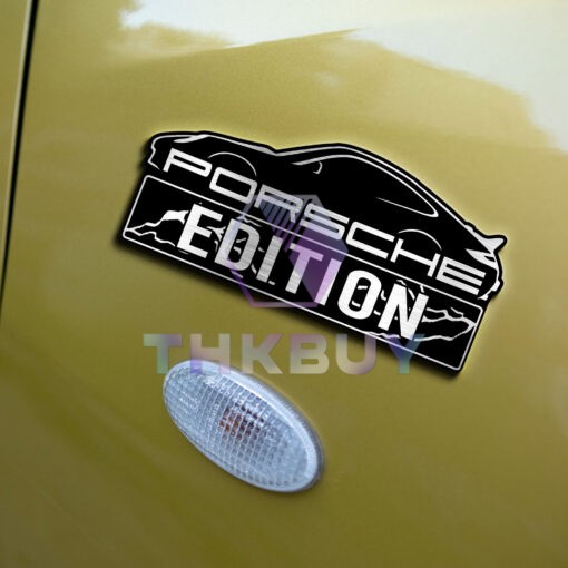 Porsche 911 Edition Laser Engraved or 3D Inlayed Car Name Badge - Image 5