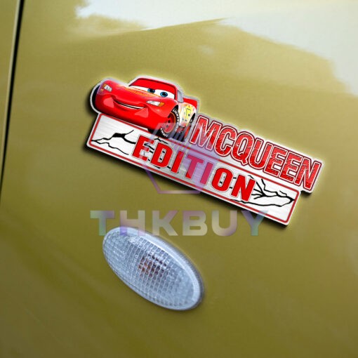 Cars Lightning Mcqueen Edition Laser Engraved or 3D Inlayed Car Name Badge - Image 5