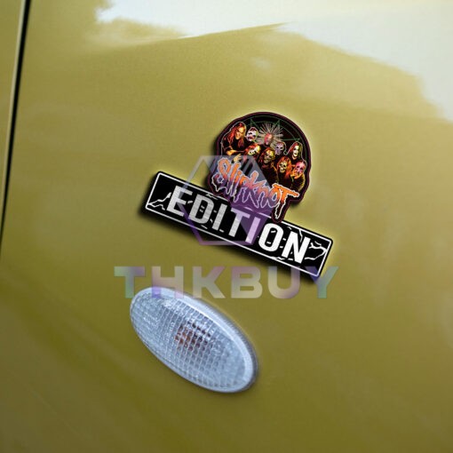Slipknot Band Edition Laser Engraved or 3D Inlayed Car Name Badge - Image 5