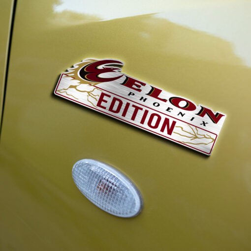 Elon Phoenix Edition Laser Engraved or 3D Inlayed Car Name Badge - Image 6