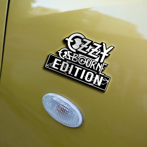 Ozzy Osbourne Edition Laser Engraved or 3D Inlayed Car Name Badge - Image 4