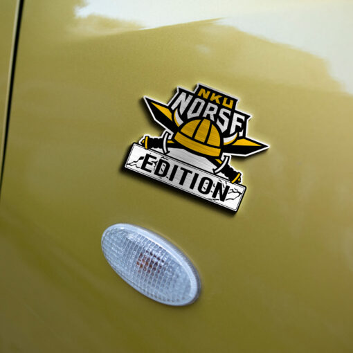 Northern Kentucky Norse Edition Laser Engraved or 3D Inlayed Car Name Badge - Image 4