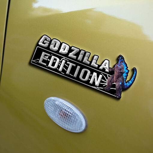 Godzilla (MonsterVerse) Edition Laser Engraved or 3D Inlayed Car Name Badge - Image 4