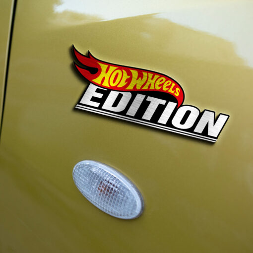 Hot Wheels Edition Laser Engraved or 3D Inlayed Car Name Badge - Image 2