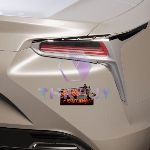 Rocket Raccoon Edition Laser Engraved or 3D Inlayed Car Name Badge - Image 5