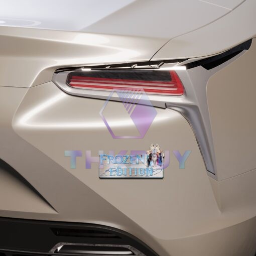 Frozen Edition Laser Engraved or 3D Inlayed Car Name Badge - Image 6