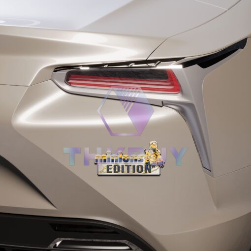 The Minions Edition Laser Engraved or 3D Inlayed Car Name Badge - Image 7