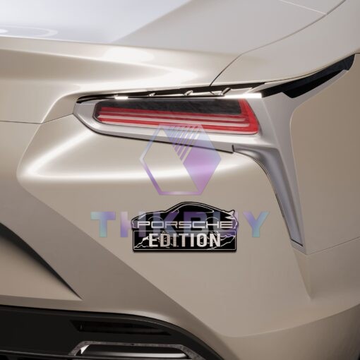 Porsche 911 Edition Laser Engraved or 3D Inlayed Car Name Badge - Image 6