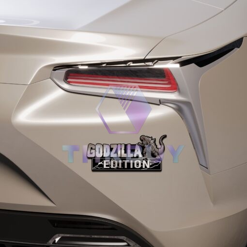 Godzilla Edition Laser Engraved Car Name Badge Version 2 - Image 5