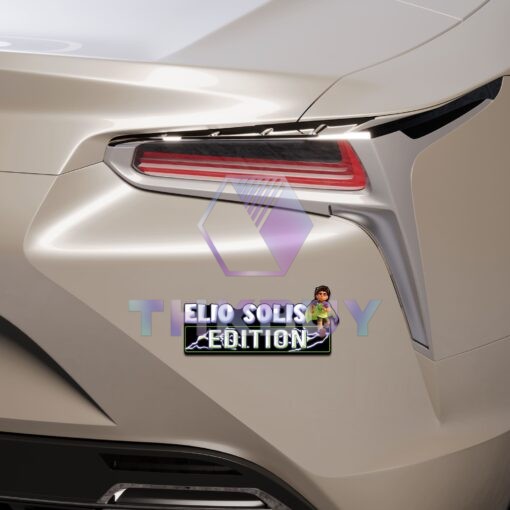 Elio Solis Edition Laser Engraved or 3D Inlayed Car Name Badge - Image 5