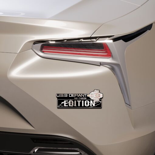 Defiant Class U.S.S Defiant NX-74205 Edition Laser Engraved or 3D Inlayed Car Name Badge - Image 5