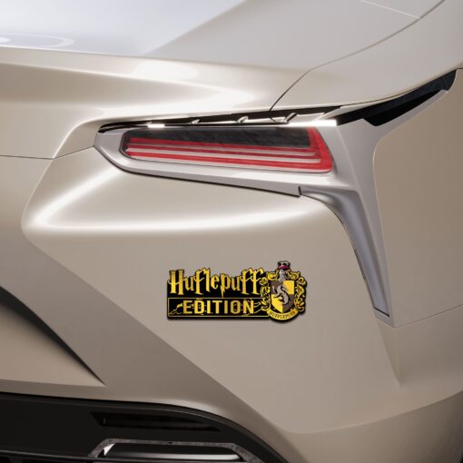 Harry Potter - Huflepuff Edition Laser Engraved or 3D Inlayed Car Name Badge - Image 4