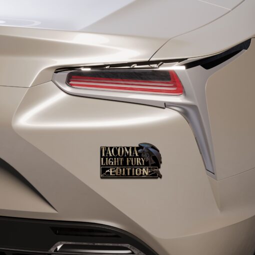 Night Fury Edition Laser Engraved or 3D Inlayed Car Name Badge - Image 5