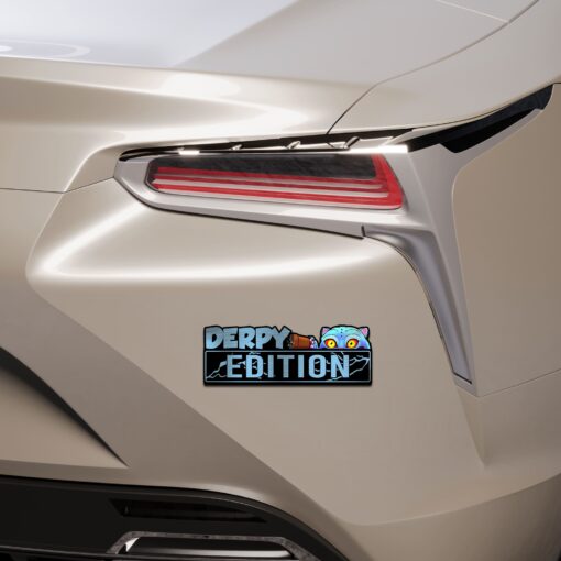 Derpy KPOP Blue Demon Tiger Edition Laser Engraved or 3D Inlayed Car Name Badge - Image 5