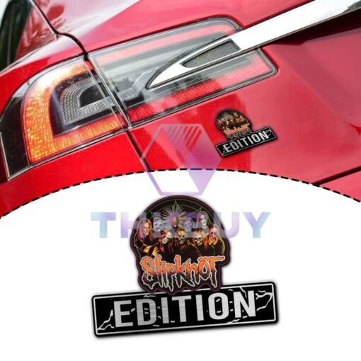 Slipknot Band Edition Laser Engraved or 3D Inlayed Car Name Badge