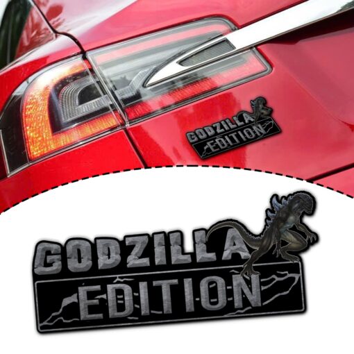 Godzilla (TriStar) Edition Laser Engraved or 3D Inlayed Car Name Badge