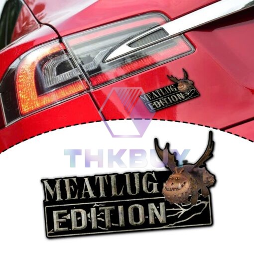 Meatlug Edition Laser Engraved or 3D Inlayed Car Name Badge