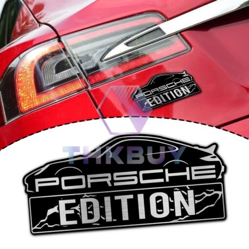 Porsche 911 Edition Laser Engraved or 3D Inlayed Car Name Badge
