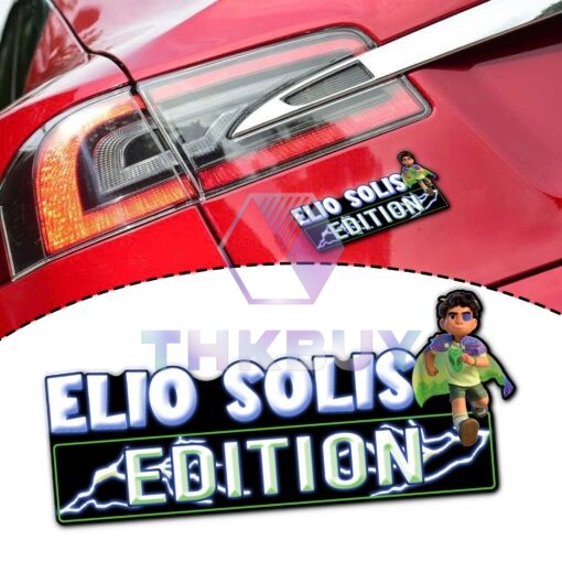Elio Solis Edition Laser Engraved or 3D Inlayed Car Name Badge