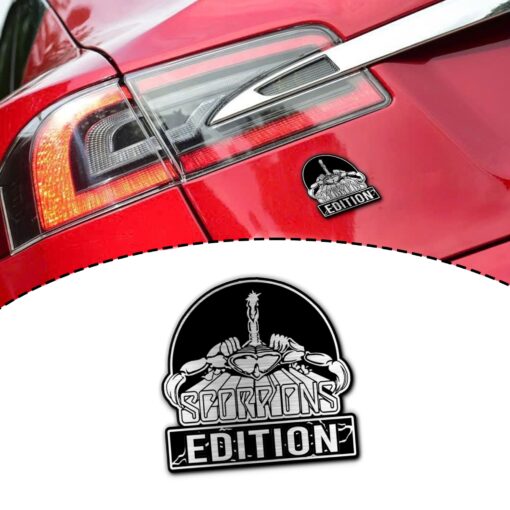 Scorpions Band Edition Laser Engraved or 3D Inlayed Car Name Badge