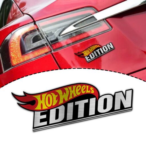 Hot Wheels Edition Laser Engraved or 3D Inlayed Car Name Badge