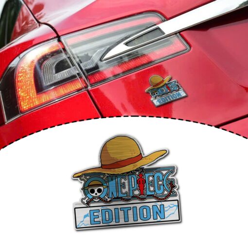 One Piece Edition Laser Engraved or 3D Inlayed Car Name Badge