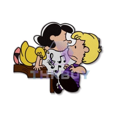 Lucy And Schroeder Funny Love Door Corner Decor - Image 3