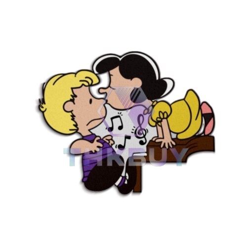 Lucy And Schroeder Funny Love Door Corner Decor - Image 2